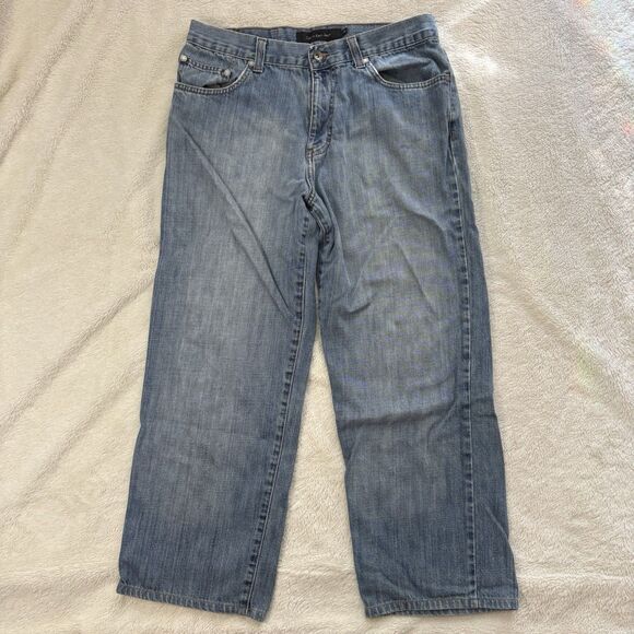 Calvin Klein Jeans Mens Straight Leg / Straight Fit 32x26 Blue Denim Medium Wash - Picture 1 of 9